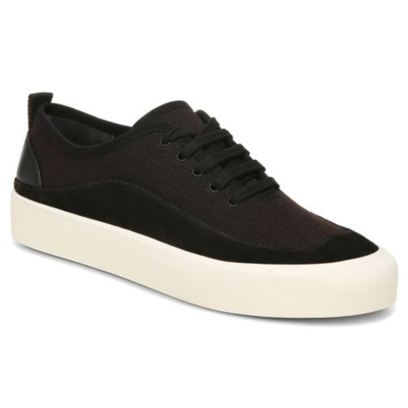 Vince Women's Natural Grady Low Top Sneakers size 10 black - Picture 1 of 9